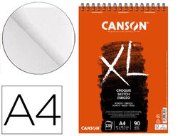 Bloc dibujo croquis din a4 microperforado 21x29,7 cm 120 hojas grano fino 90 gr