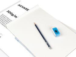 Bloc Dibujo Liderpapel Acuarela Encolado 210X297Mm 20 Hojas 300G/M2 Sin Recuadro