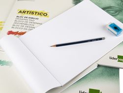 Bloc Dibujo Liderpapel Artistico Encolado 297X420 mm 30 Hojas 120G/M2 Sin Recuadro