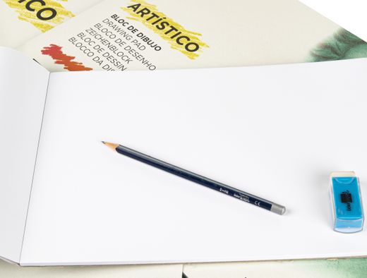 Bloc Dibujo Liderpapel Artistico Encolado 594X420Mm 24+6 Hojas 120G/M2 Sin Recuadro