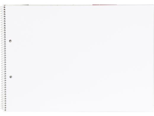Bloc Dibujo Liderpapel Artistico Espiral 230X325Mm 20 Hojas 130G/M2 Sin Recuadro 2 Taladros Perforado