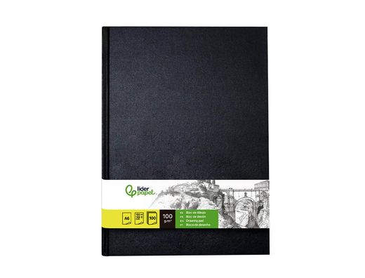 Bloc dibujo liderpapel esbozos encuadernado din a6 148x105 mm 100 hojas 100 gr/m2