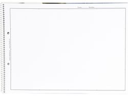 Bloc Dibujo Liderpapel Lineal Espiral 230X325Mm 20 Hojas 130G/M2 con Recuadro 2 Taladros Perforado
