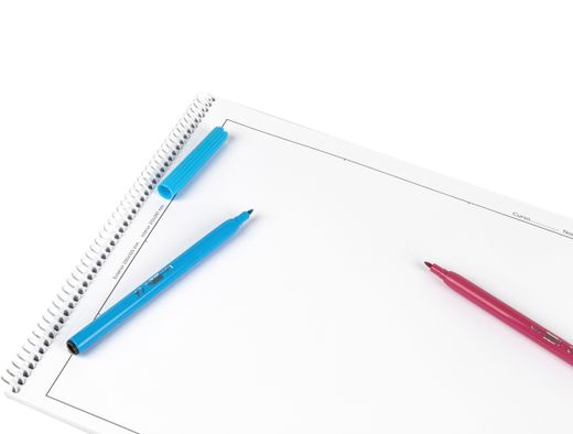 Bloc Dibujo Liderpapel Lineal Espiral 230X325Mm 20 Hojas 180 G/M2 con Recuadro Perforado