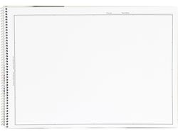 Bloc Dibujo Liderpapel Lineal Espiral 230X325Mm 20 Hojas 180 G/M2 con Recuadro Perforado