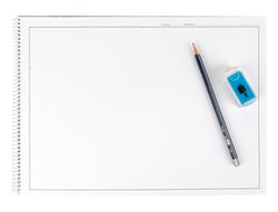 Bloc dibujo liderpapel lineal vanguardia espiral 230x325mm 20 hojas 130g/m2 con recuadro perforado