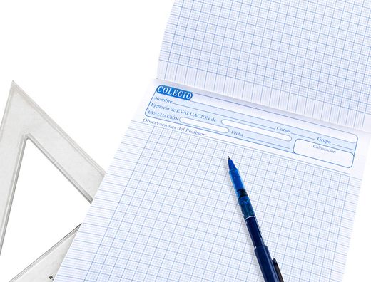 Bloc Examenes Liderpapel Cuadro 2Mm Folio 40 Hojas 60G/M2