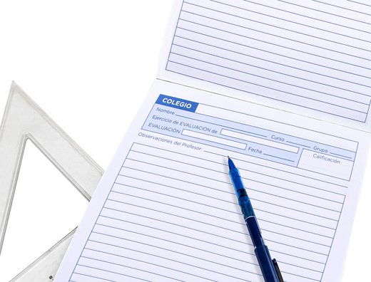 Bloc Examenes Liderpapel Horizontal Folio 40 Hojas 60G/M2
