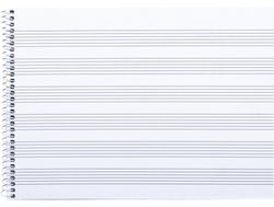 Bloc Musica Liderpapel para Guitarra Hexagrama 3 Mm. Cuarto 20 Hojas 100G/M2
