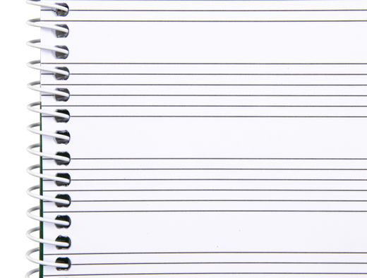 Bloc Musica Liderpapel para Guitarra Hexagrama 3 Mm. Cuarto 20 Hojas 100G/M2
