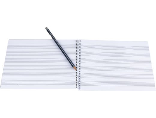 Bloc Musica Liderpapel para Guitarra Hexagrama 3 Mm. Cuarto 20 Hojas 100G/M2
