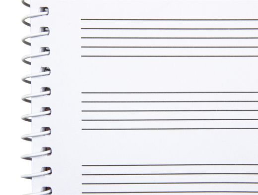 Bloc Musica Liderpapel Pentagrama 3Mm Cuarto 20 Hojas 100G/M2