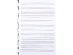 Bloc Musica Liderpapel Pentagrama 3Mm Folio 20 Hojas 100G/M2