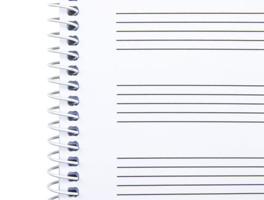 Bloc Musica Liderpapel Pentagrama 3Mm Folio 20 Hojas 100G/M2