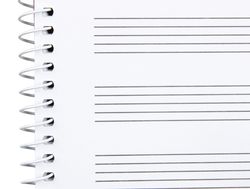 Bloc Musica Liderpapel Pentagrama 3Mm Folio Apaisado 20 Hojas 100G/M2