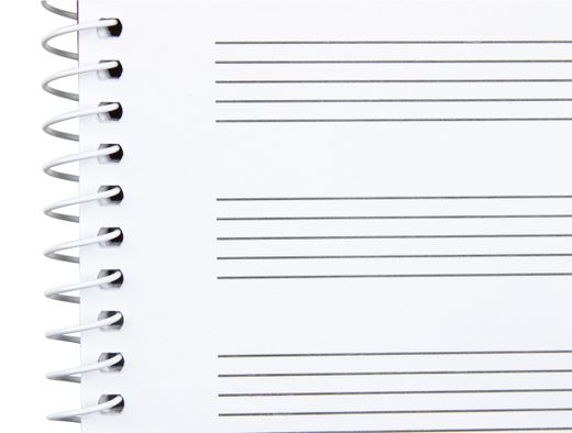 Bloc Musica Liderpapel Pentagrama 3Mm Folio Apaisado 20 Hojas 100G/M2