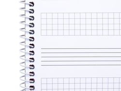 Bloc Musica Liderpapel Pentagrama 3Mm Mas Cuadricula de 4Mm para Anotaciones Cuarto20 Hojas 100G/M2