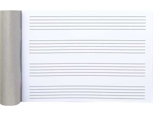 Bloc Musica Liderpapel Pentagrama 5Mm Cuarto 20 Hojas 100G/M2 Grapado