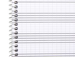 Bloc Musica Liderpapel Pentagrama Pautado 2,5Mm Cuarto 20 Hojas 100G/M2