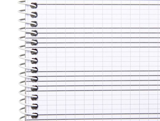 Bloc Musica Liderpapel Pentagrama Pautado 2,5Mm Cuarto 20 Hojas 100G/M2