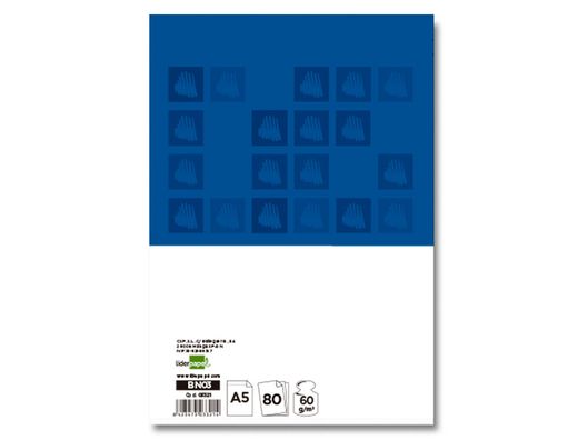 Bloc Notas Liderpapel Cuadro 4Mm A5 80 Hojas 60G/M2 Perforado