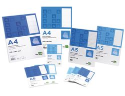 Bloc Notas Liderpapel Liso A7 80 Hojas 60G/M2 Perforado