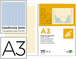 Bloc Papel Milimetrado Liderpapel Encolado 297X420Mm 50 Hojas 80G/M2