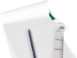 Bloc Papel Vegetal Liderpapel Encolado 297X420Mm 50 Hojas 90 G/M2