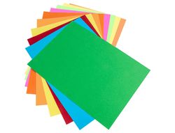 Bloc trabajos manuales liderpapel cartulina 240x315mm 10 hojas 5 colores neon + 5 colores intensos