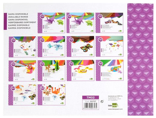 Bloc Trabajos Manuales Liderpapel Cartulina 240X315Mm 10 Hojas Colores Surtidos