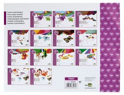 Bloc Trabajos Manuales Liderpapel Crespon 240X315Mm 10 Hojas Colores Surtidos