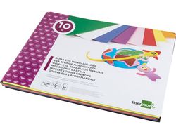 Bloc Trabajos Manuales Liderpapel Goma Eva 240X315Mm 10 Hojas Colores Surtidos