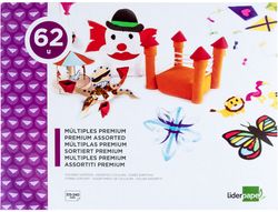 Bloc Trabajos Manuales Liderpapel Multiple Premium 240X315Mm 62 Hojas Colores Surtidos