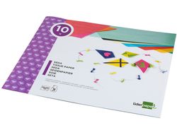 Bloc Trabajos Manuales Liderpapel Seda 240X315Mm 10 Hojas Colores Surtidos