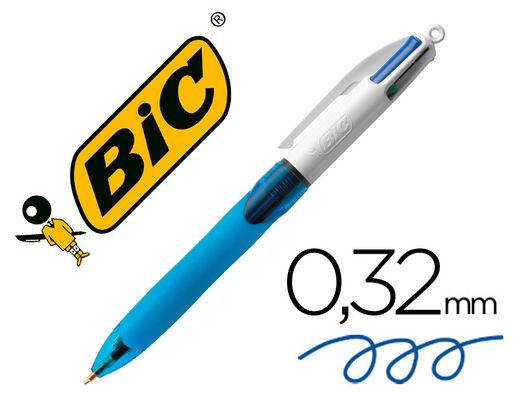 Bolígrafo 4 colores Grip Bic