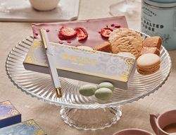 Boligrafo belius macaron bliss forma hexagonal color blanco y dorado tinta azul caja de diseño