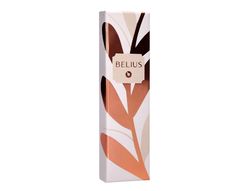 Boligrafo belius rose aluminio color beige claro oro rosa tinta azul caja de diseńo