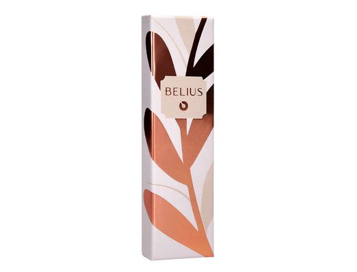 Boligrafo belius rose aluminio color beige claro oro rosa tinta azul caja de diseńo