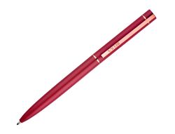 Boligrafo belius rose aluminio color burdeos oro rosa tinta azul caja de diseńo