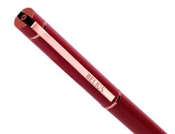 Boligrafo belius rose aluminio color burdeos oro rosa tinta azul caja de diseńo