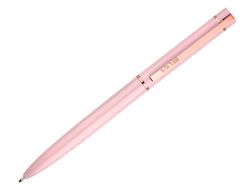 Boligrafo belius rose aluminio color rosa/oro rosa tinta azul caja de diseño