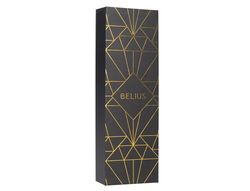 Boligrafo belius soiree aluminio color art deco negro y dorado tinta azul caja de diseño