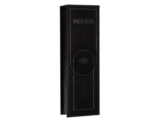 Boligrafo belius turbo aluminio color negro tinta azul caja de diseño
