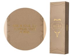 Boligrafo belius wild west aluminio color beige dorado tinta color azul caja de diseńo