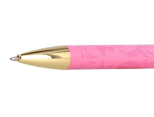 Boligrafo belius wild west aluminio color rosa dorado tinta color azul caja de diseńo