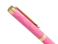 Boligrafo belius wild west aluminio color rosa dorado tinta color azul caja de diseńo