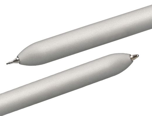 Boligrafo belius zurich 3 en 1 cuerpo plateado tinta negra y roja portaminas 0,5 mm en estuche