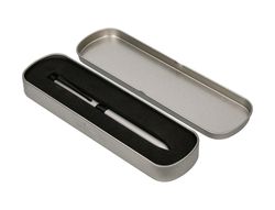 Boligrafo belius zurich 3 en 1 cuerpo plateado tinta negra y roja portaminas 0,5 mm en estuche