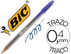 Boligrafo Bic Cristal Azul - Blister 5 unidades