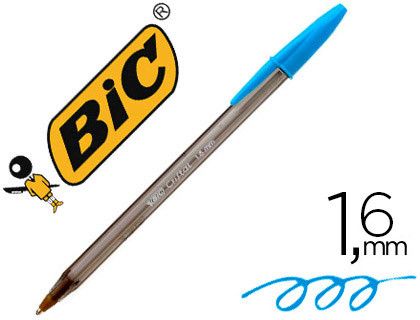 Boligrafo Bic Cristal Fun Turquesa Punta 1,6 Mm